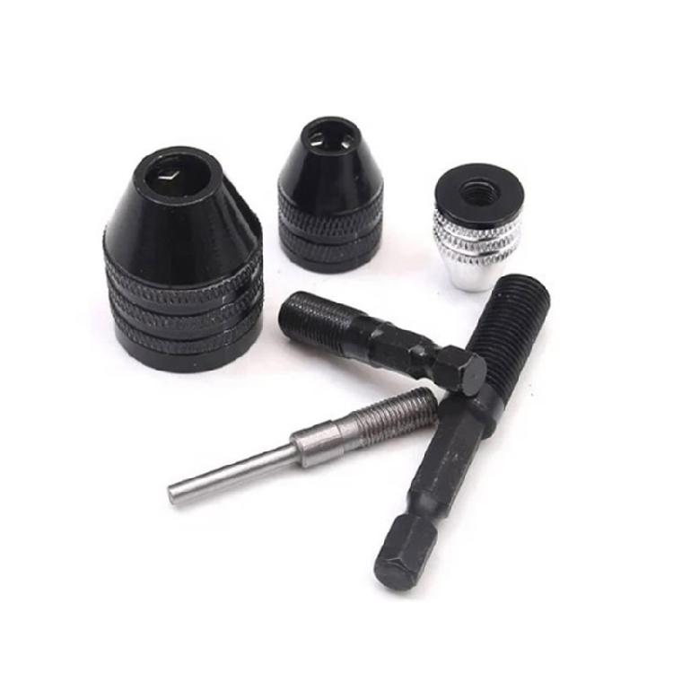 0.3 6.5мм Шестигранный хвостовик Трехкулачковый сверлильный патрон с зажимом Быстросменный Трехкулачковый переходной патрон 1 шт.