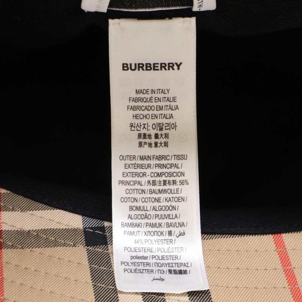 Burberry [Отличное состояние/Оригинальный товар для внутреннего рынка] 8026927 Панама-ведро с панелями в клетку винтаж M Архивный бежевыйБ/у