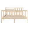 Solid Wood Bed Frame 140 x 200 cm