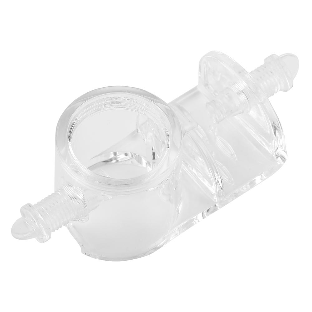 Acrylic Aquarium Hose Clip Tank Tube Holder Clamp for 22mm Dia Water Pipe