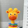 Игрушка-вертушка с шариками «Нажми и крути» для малышей Мультяшные животные Веселый шарико-выбрасыватель Со звуком Обучающая игрушка для младенцев