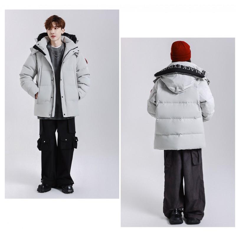 Couple Winter Puffer Jacket Mens Womens Outdoor Workwear Thick Warm Fashion Casual Coat