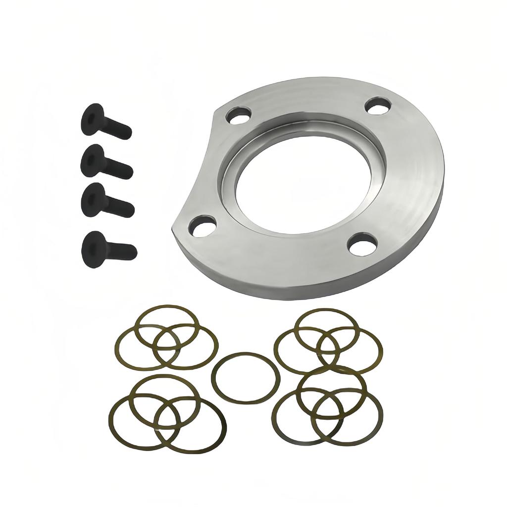 Bearing Retainer Set, Rear Bearing Support Plate & Shim Kit Fits for Mustang T5 World Class HD 5 Sp Transmission, Replaces T5144, E5ZZ7195A,