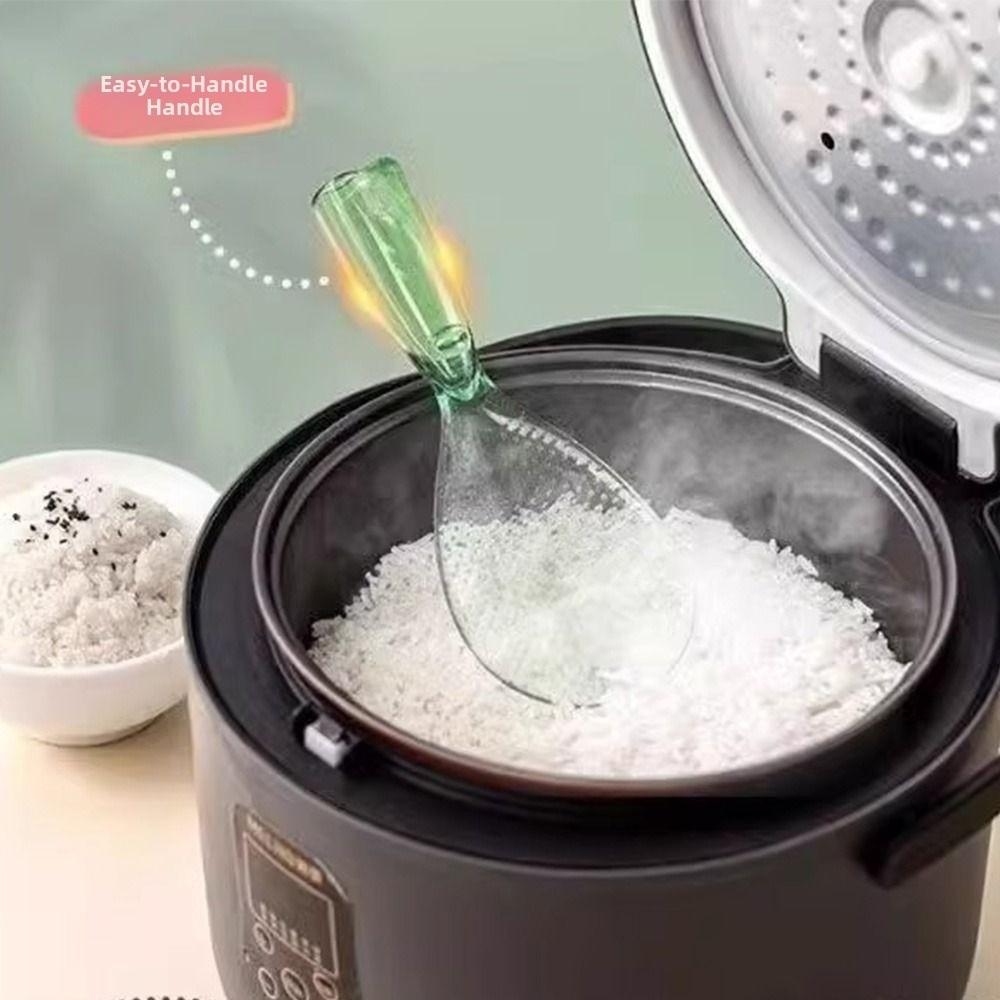 Plastic Rice Paddle Heat Resistant Rice Serving Spoon New Rice Spoon Home Cooking