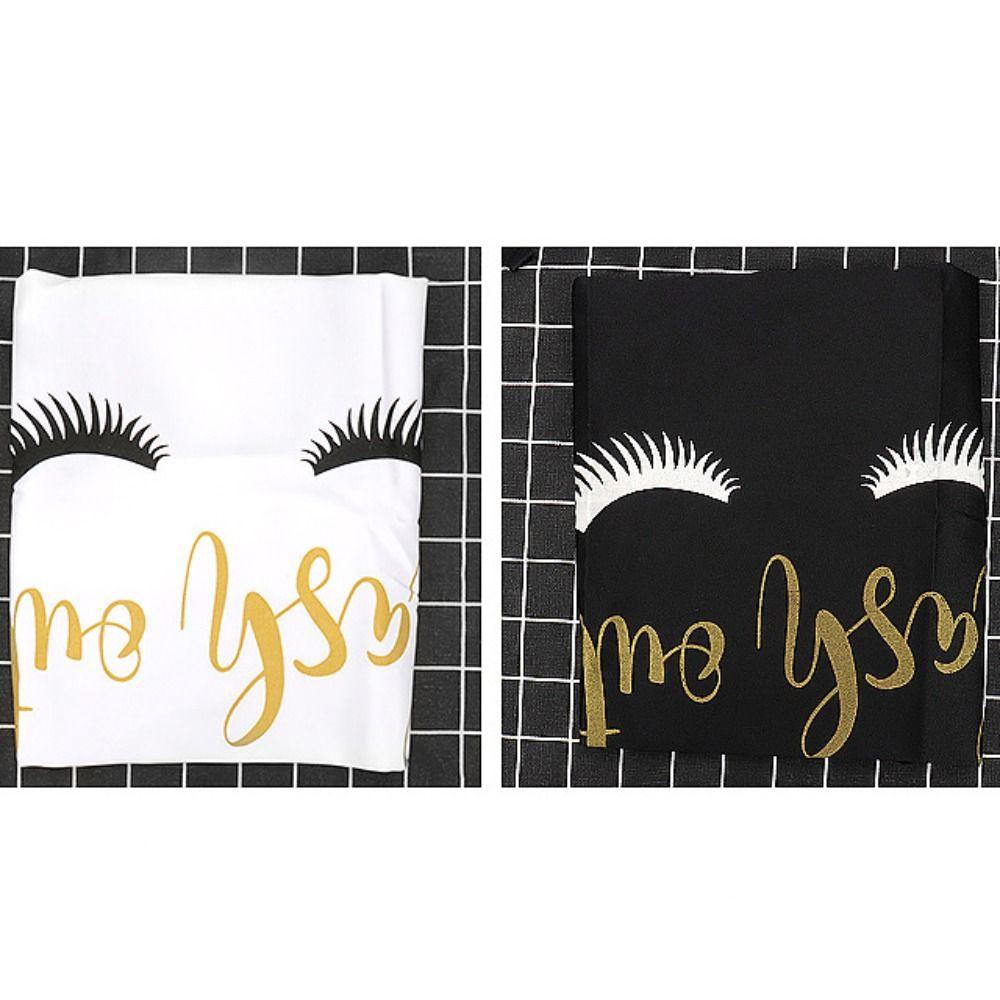 Polyster Cotton Lash Extension Apron Printed Nail Art Apron Reusable Cooking Aprons  Women Girls
