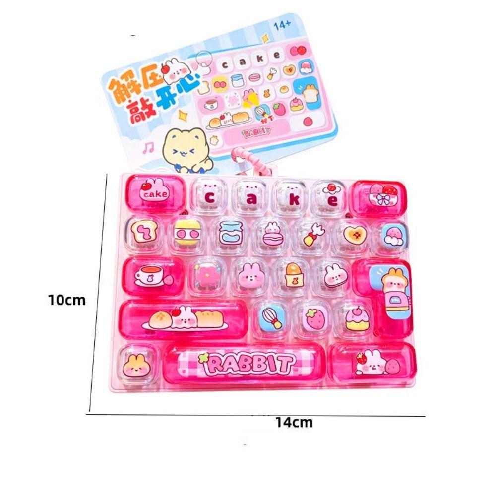 26-Key Mini Keyboard Pendant Cute Design Keyboard Keychain Kids Bag Pendant