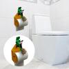 Toilet Paper Holder Cute Frog Design Easy To Install Frog Riding Unicycle Wall