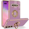 Case - Samsung - Galaxy S10e - Purple - Shockproof - 360° Rotating Ring Stand
