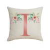New Small Fresh Letter Series Pillow Cover Office Sofa Living Room Decoration Linen Cushion Cover