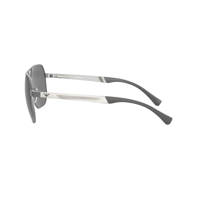 Emporio Armani 2099D Alloy Pilot Style Sunglasses Unisex sunglasses Gray 0EA2099D-300381