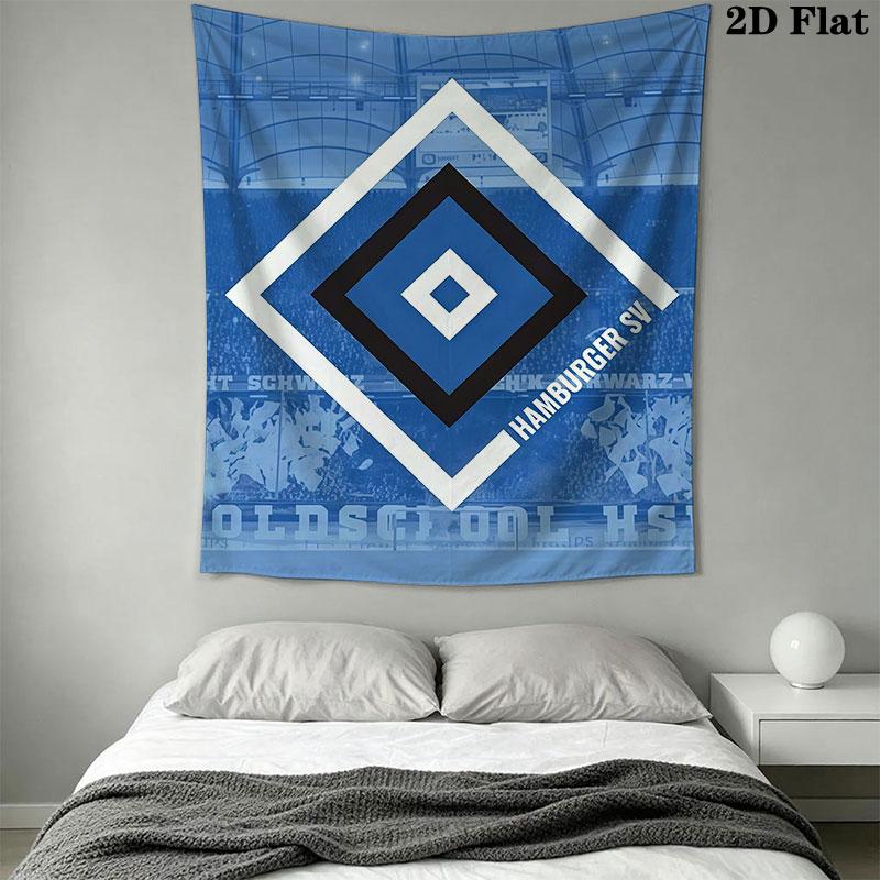 Hamburger SV Wall Hanging Printed Fabric Blanket Decorative Tapestries for Bedroom Living Room Home Decor
