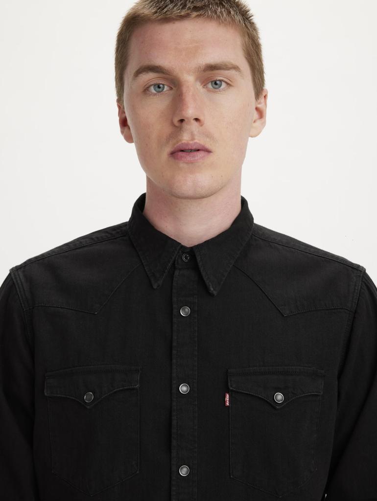 Levi's BARSTOW WESTERN Джинсовая рубашка с длинным рукавом 85744-0002 US S