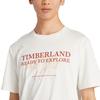 Timberland Аф Тфо Сс Уличная Графическая Повседневная Простая Футболка с Коротким Рукавом Мужские Топы Белый A2K7P-CM9