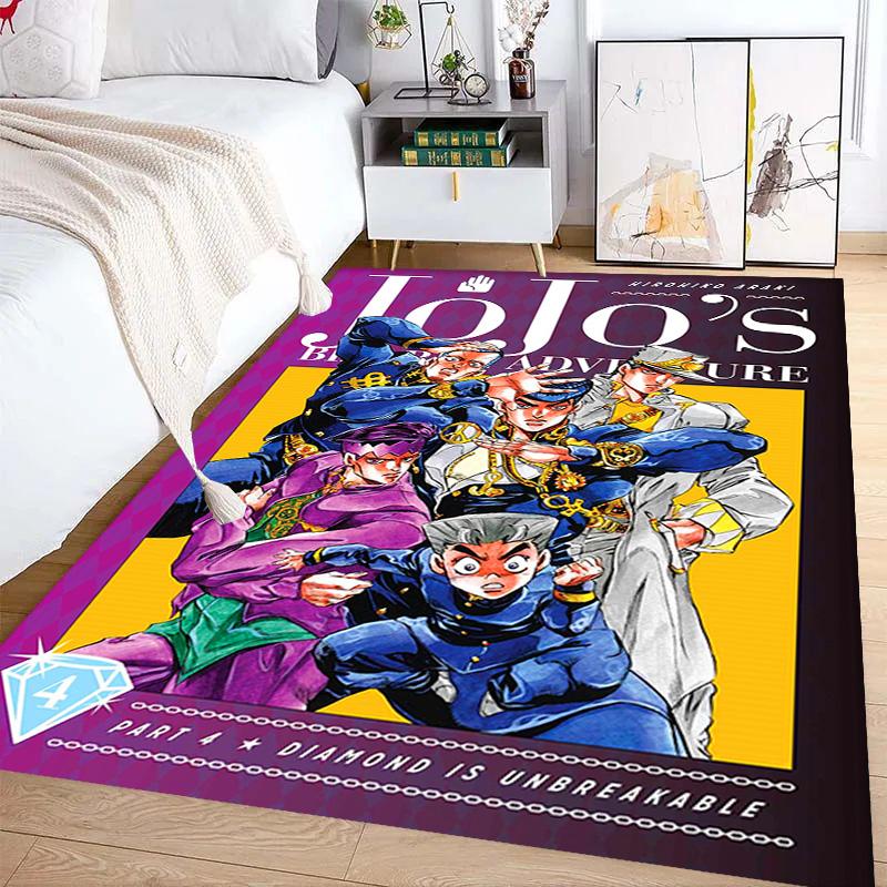 JoJo's Bizarre Adventure: Stardust Crusaders carpet Suitable for all seasons Home Decor Fashion Room Office chair cushion