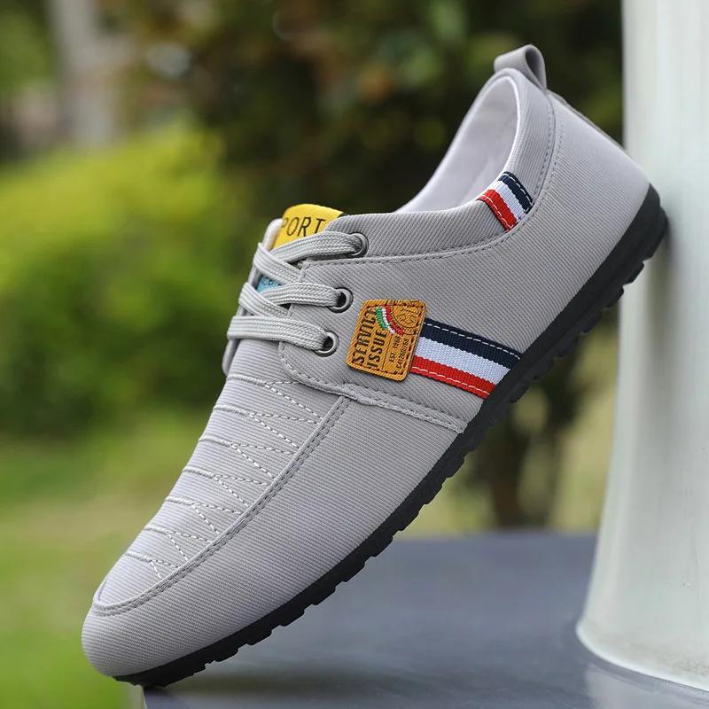 Мужская повседневная обувь Flag, рабочая обувь на шнуровке для мужчин, повседневные кроссовки в стиле пэчворк, дышащая парусиновая нескользящая мужская обувь для походов