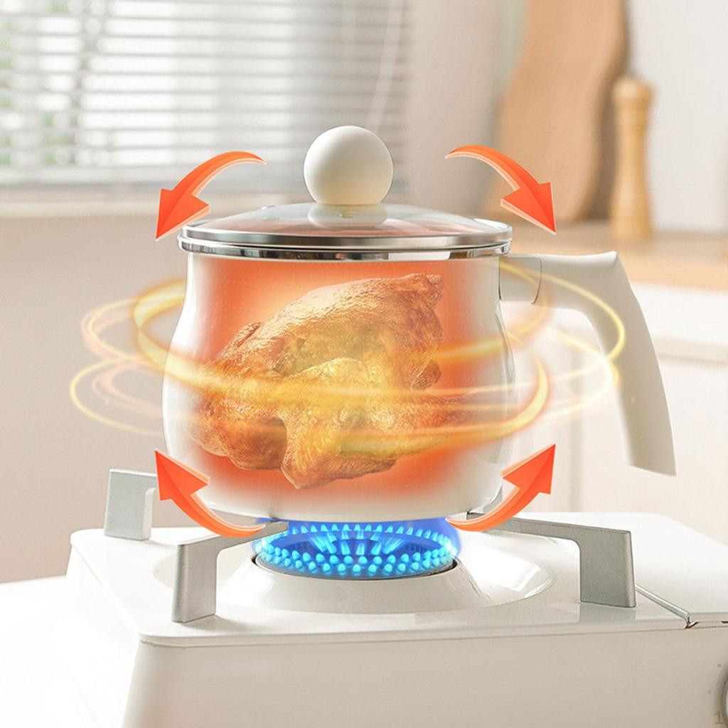 Sauce Pan Cooking Pot for Induction Cooker Enamel Gifts Kitchen Supplies Kitchenware