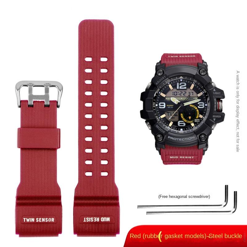 Для Casio G-Shock GG-1000/GWG-100/GSG-100 Мужские Спортивные Водонепроницаемые Заменяемый Ремешок Браслет Аксессуары для Часов Смоляной Ремешок для Часов