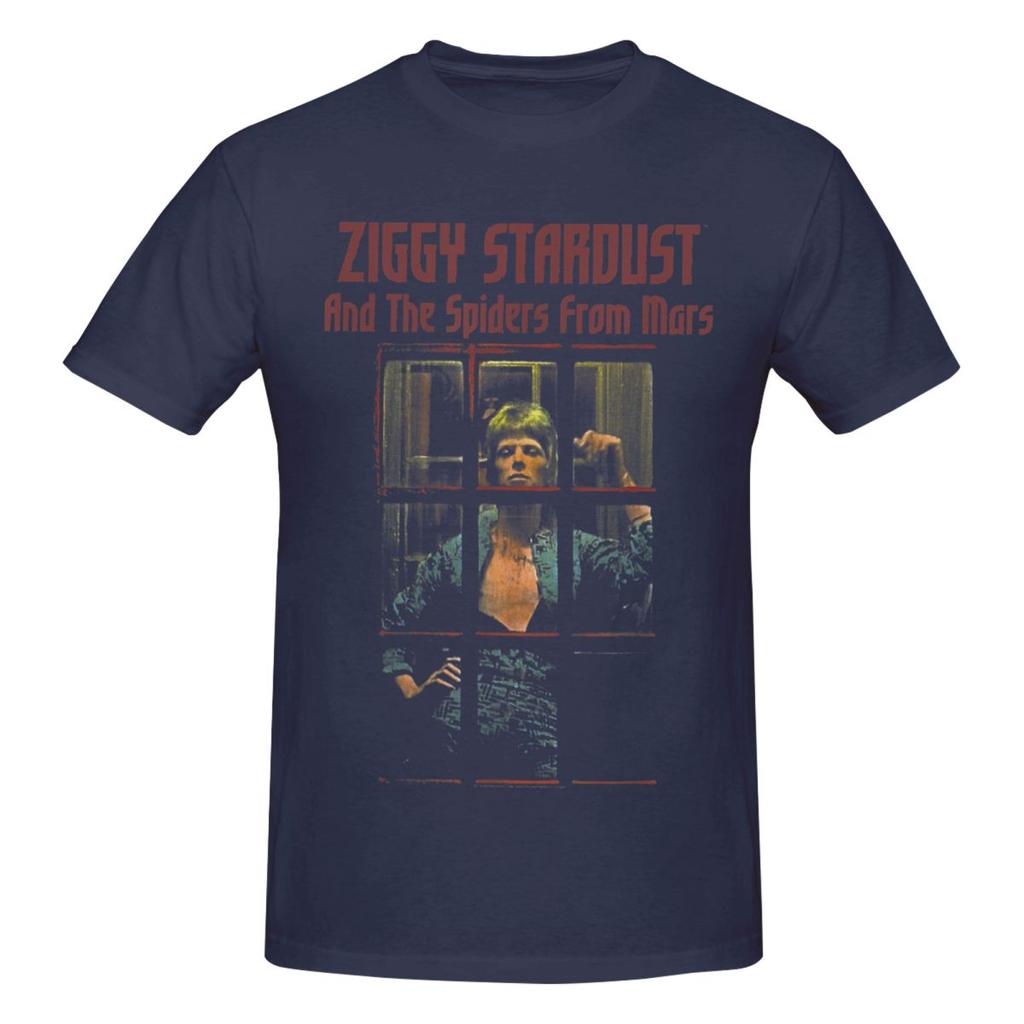 Ziggy Stardust And The Spiders From Mars Retro T Shirts Graphic Y2k Unique Crewneck Unisexs Wounisex Tshirt Clothing