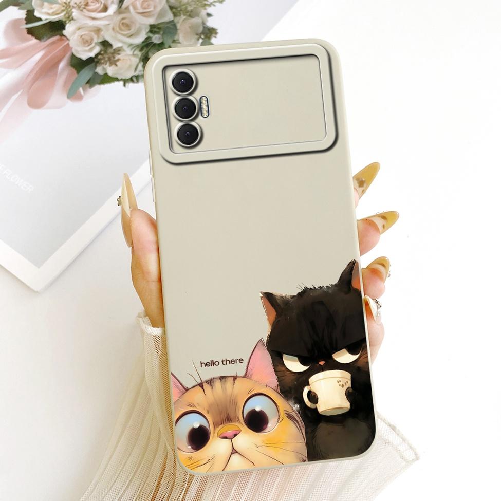 Чехол для Tecno Spark 8P Чехол Модный Мультяшный Милый Смешной Расписной Силиконовый Чехол для Телефона KG7H KG7 KG7n