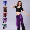 Triangle Belly Dance Belt Colorful Sequin Waist Chain Triangle Hip Scarf Skirt  Belly Dancing