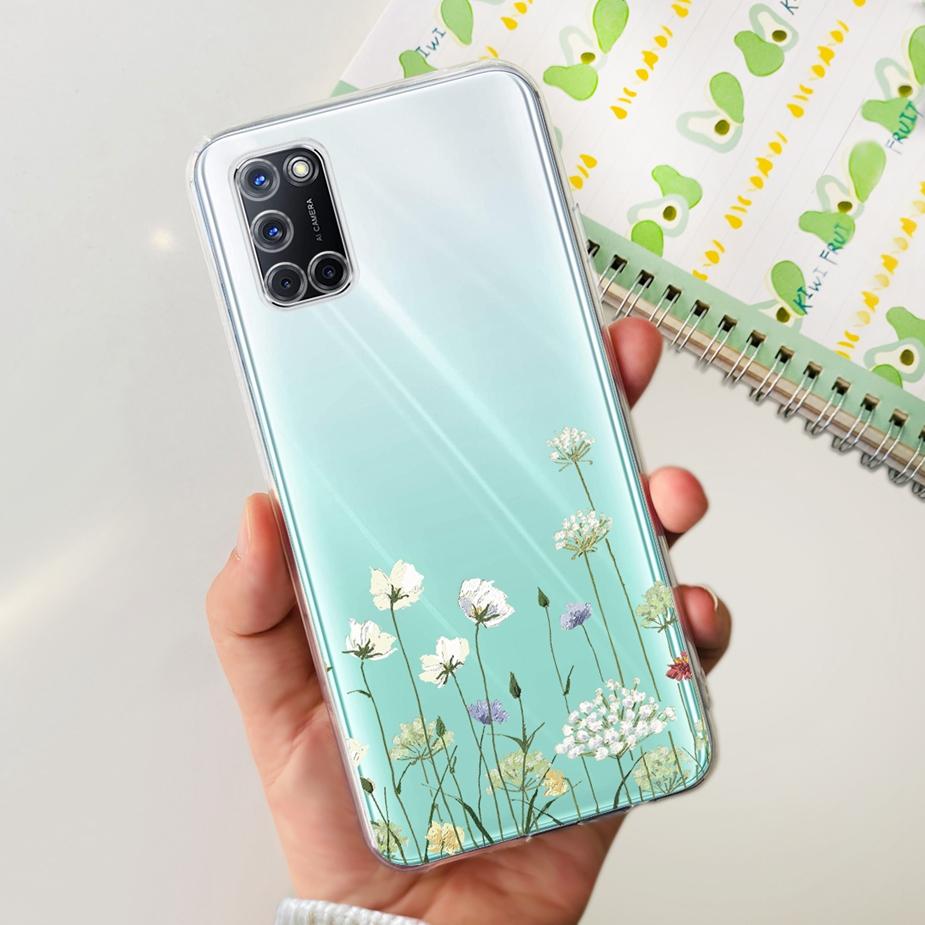 For Oppo A52 A72 A92 Case Cute Fashion Painted Cover Soft Silicone Phone Case For Oppo A92 A 52 72 OppoA52 OppoA72 Fundas Bumper
