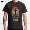 Retro Silly Rabbit Easter Is For Jesus Classic Tshirt Workshirts For Unisex Creative Funny Shirt Digital Printing Tee Shirt Retro