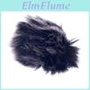Wind Artificial Black Windshield Windscreen Muff For Lapel Clip De Solapa Microphone Mic 15mm