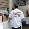 Моя девушка горячее тебя Хлопковая футболка Забавные Топы для парня Подарок на День святого Валентина Эстетичная футболка Оверсайз Унисекс Харадзюку высокое качество