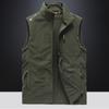 Men Warm Fleece Vest Jacket Winter Hooded Sleeveless Waistcoat Autumn Fashion Casual Vest Waistcoat Jacket Men