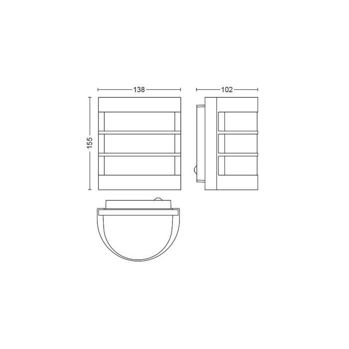 Настенный светильник - Philips - Датчик движения - LED - Сад - Высокое качество