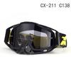 Adjustable Nose Pad Motorcycle Goggles Helmets Windshield Protection UV400 Sport Riding Eyewear