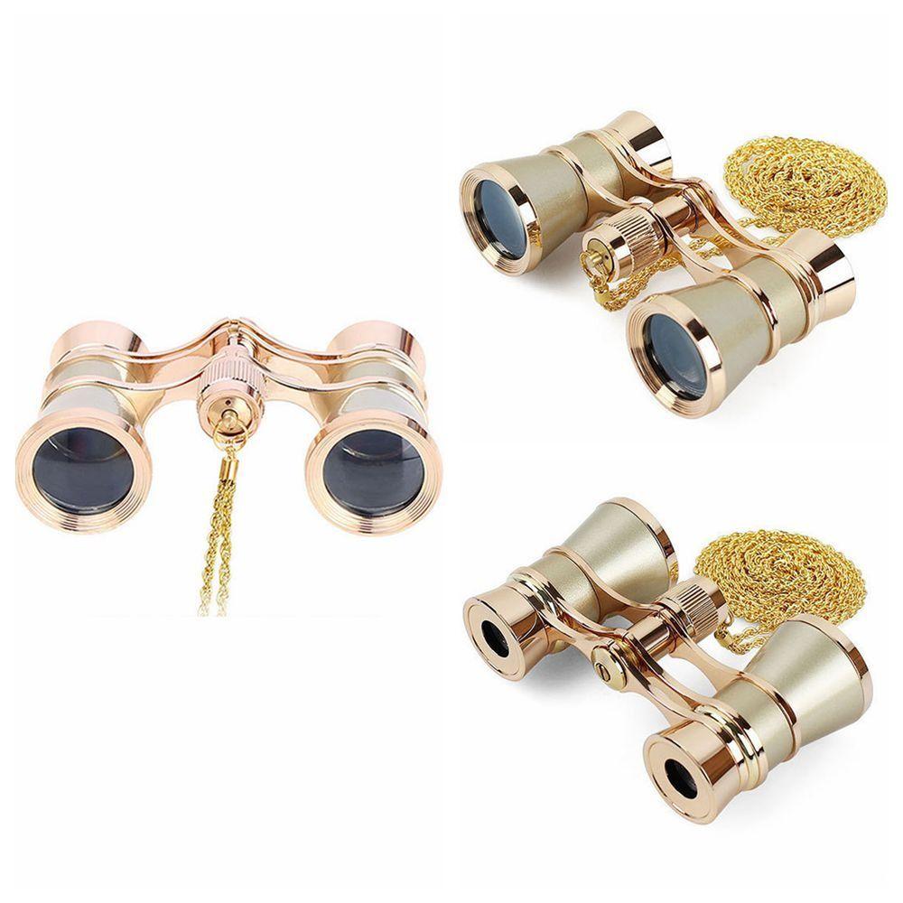 Portable Opera Glasses Binoculars 3 X 25 Mini Binocula Fashion Theater Glasses Bird Watching