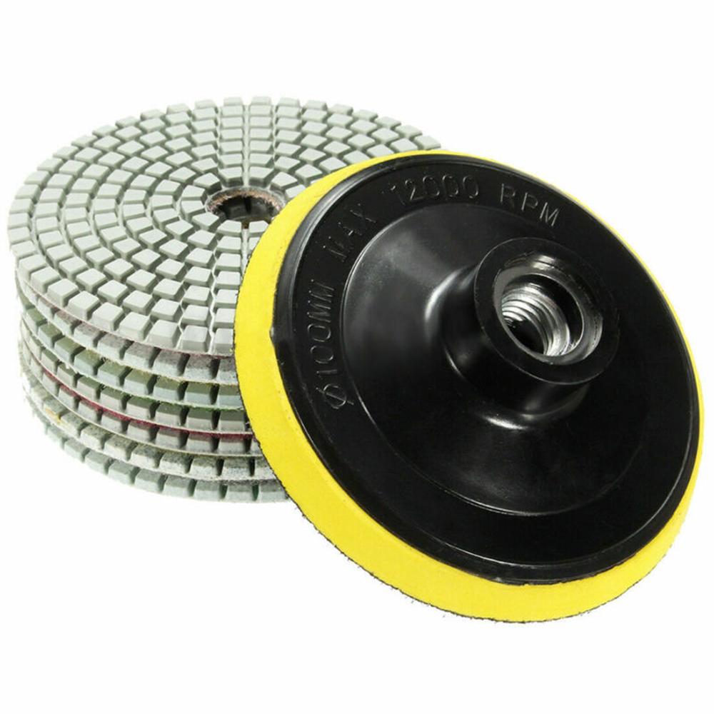 8pcs 3“Diamond Electric Grinder Polishing Pads For Granite Stone Tile Grindings.