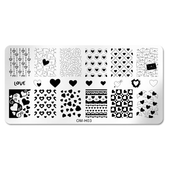 Nail Stamping Plates Cost-effective Precise Position Nail Tools Nail Art Stamping Plates