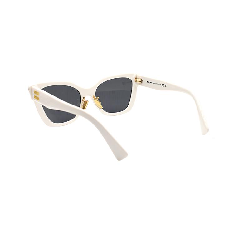 Miu Miu Logo Series Cool Holiday Travel Butterfly Sunglasses Women sunglasses White SMU02Z-142-5S0