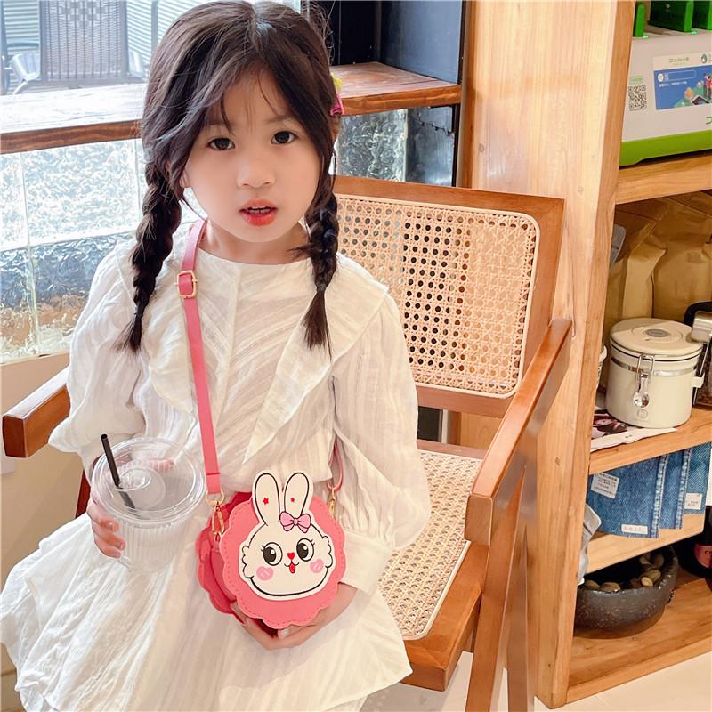 Rabbit Cute Cartoon Childrens Lanyard Messenger Bag Autumn Student Coin Purse