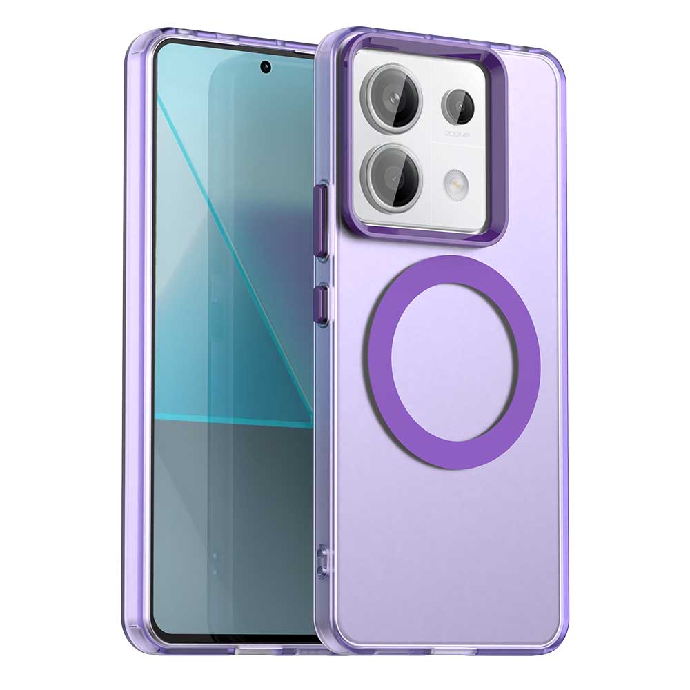 Для POCO X6 X6 Pro Тонкий Противоударный Ударопрочный Защищающий от отпечатков пальцев Магнитный Матовый Чехол для телефона