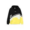 Li-Ning Вышитый логотип, флисовый свитер с цветными блоками, толстовка унисекс, черный, желтый AWDRB82-4