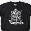 Funny Skeleton Shirt, See You Soon Tee, Halloween Skeleton Shirt, Spooky Season Shirt, Comfort Colors Tee, Funny Halloween Gift