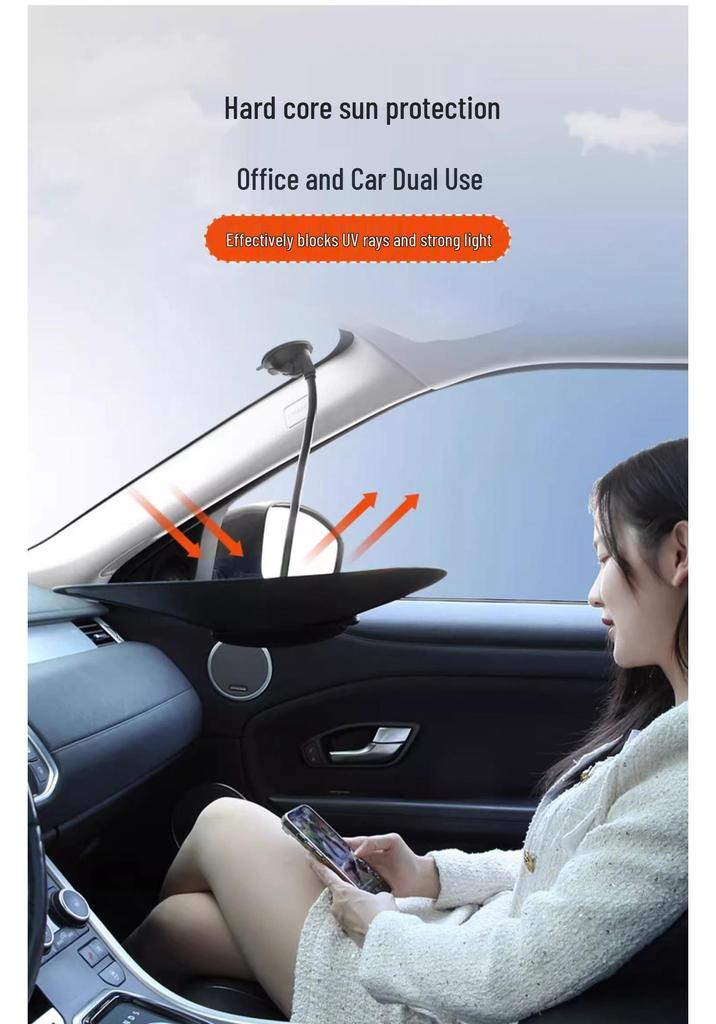 Car Sunshade with Suction Cup: Side Window Heat Insulation & Sun Protection Curtain