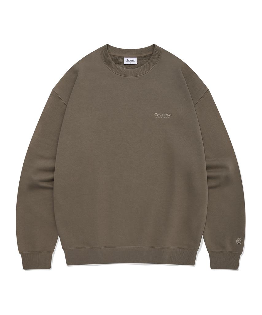 COVERNAT Small Authentic Logo Sweatshirt Olive