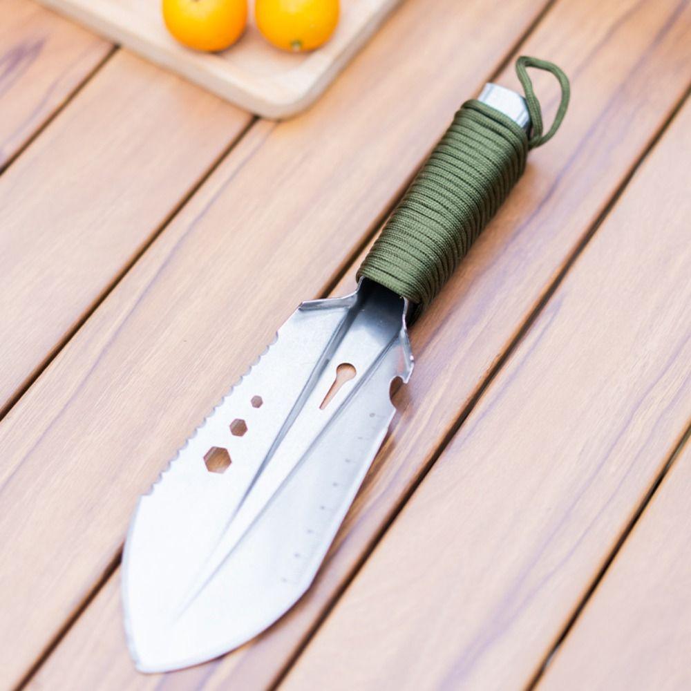 Ручная походная лопата из нержавеющей стали, ручная лопата, переносные садовые лопаты для работы на открытом воздухе