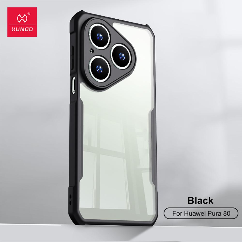 For Huawei Pura 70 80 Ultra Pura 70 80 Pro Plus Pro+ Case XUNDD Shockproof Bumper Protective Cases Transparent Phone Cover Luxury Casing