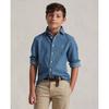 Polo Kids Boys 8 18 Cotton Chambray Shirts  Cwpowovy6820001400 