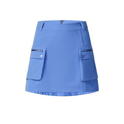 Серия Golf Athletics Спортивный тренд Универсальная рабочая одежда Тканая повседневная юбка Женские юбки A11W535305F-BU