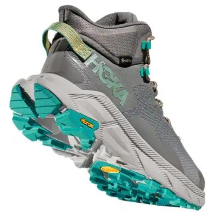 HOKA One One Trail Code Gtx Удобные Универсальные Нескользящие Прочные Полувысокие Функциональные Ботинки для Активного Отдыха Мужская Обувь Серый 1123165-GCQ