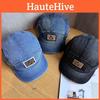 Patch Letter Trendy Cotton Baseball Hat With Breathable Design For Casual Wear