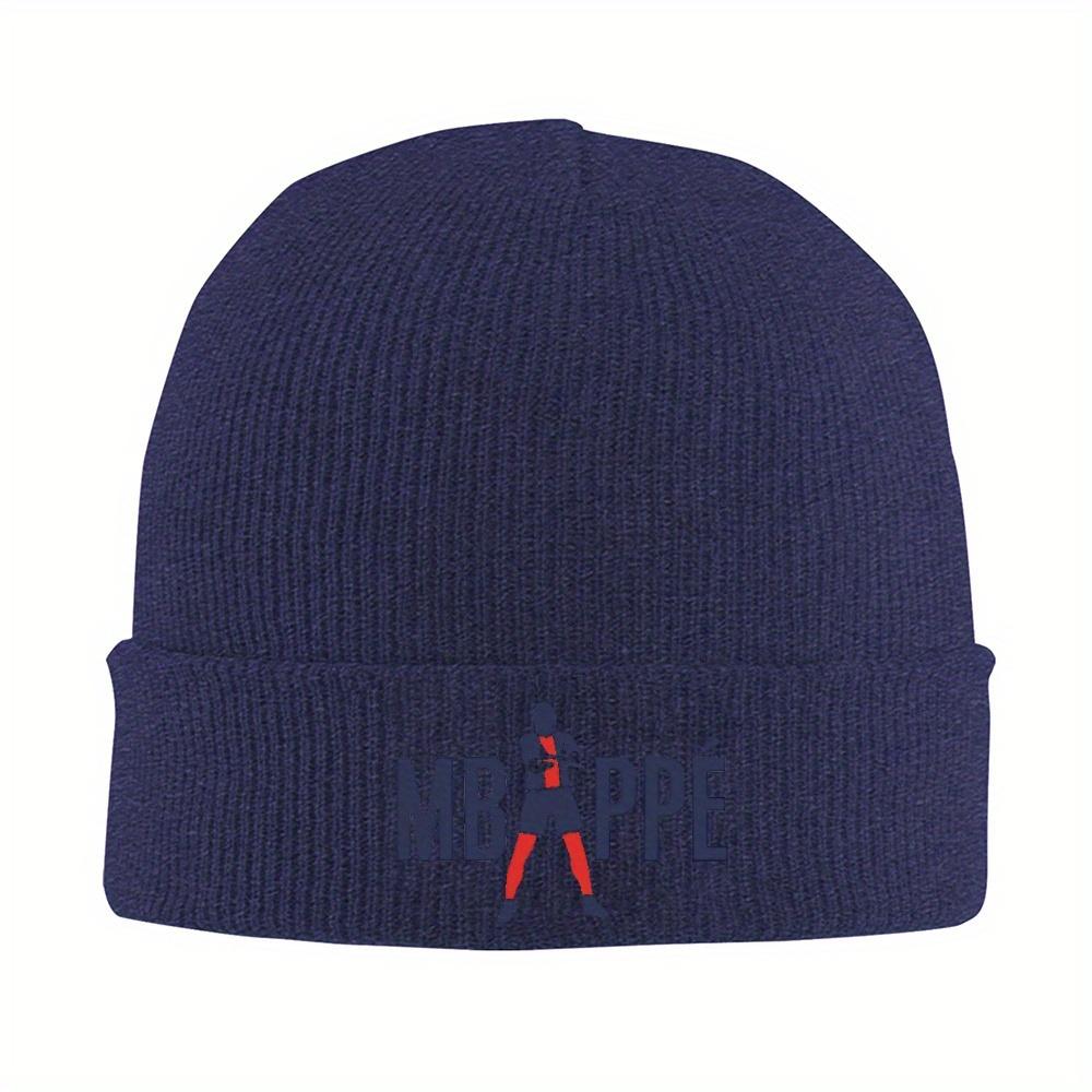 1pc M-Mbapped Bonnet Hats soccer Beanie Hats Design Knit Hat Winter Vintage Unisex Women Outdoor Sport Warm Soft Cap