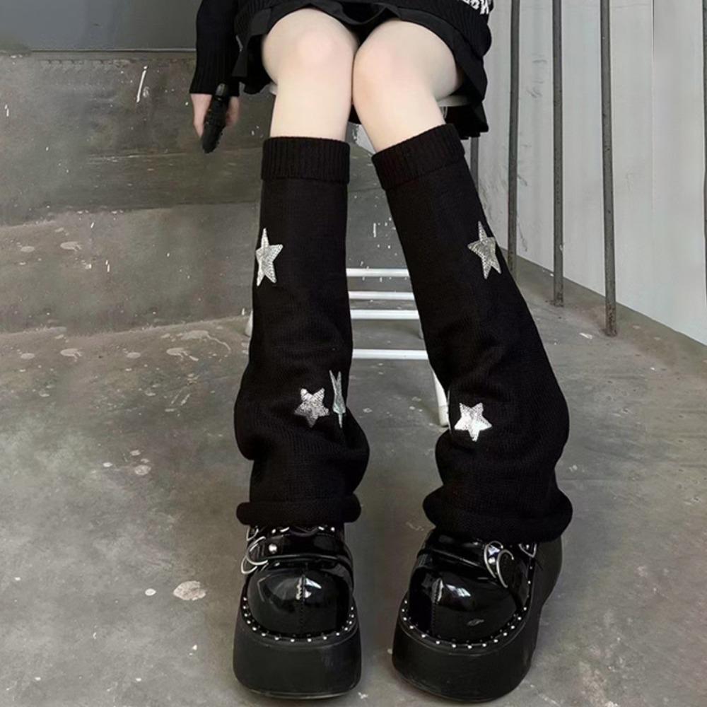 Winter Warm Thigh High Stockings Warm Thigh Women Long Socks Knitted Boot Stockings Lolita JK