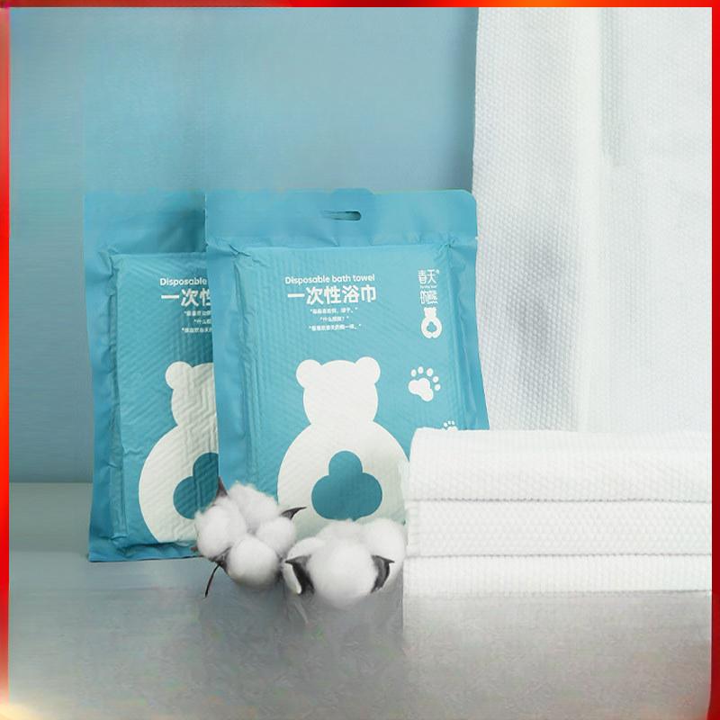 Одноразовые банные полотенца, Толстые и большие дорожные полотенца, Портативные вакуумированные, Индивидуально упакованные банные полотенца